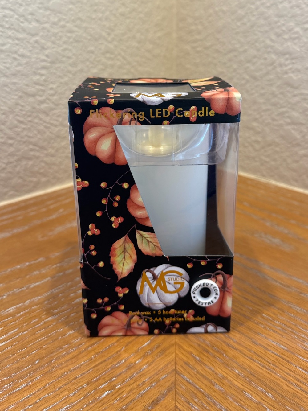 MG STUDIO White LED Flickering LED Candle